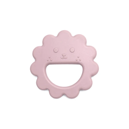 Muslin Life Flower-Shaped Silicone Baby Teether and Thumb Sucking Stopper 003-pale mauve
