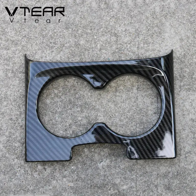 Vtear Car Cup Holder Cover Interior Decoration Frame Center Console Cup Slot Protect Trim Accessories For Citroen C5 Aircross by InterCyprus Trading Ltd
