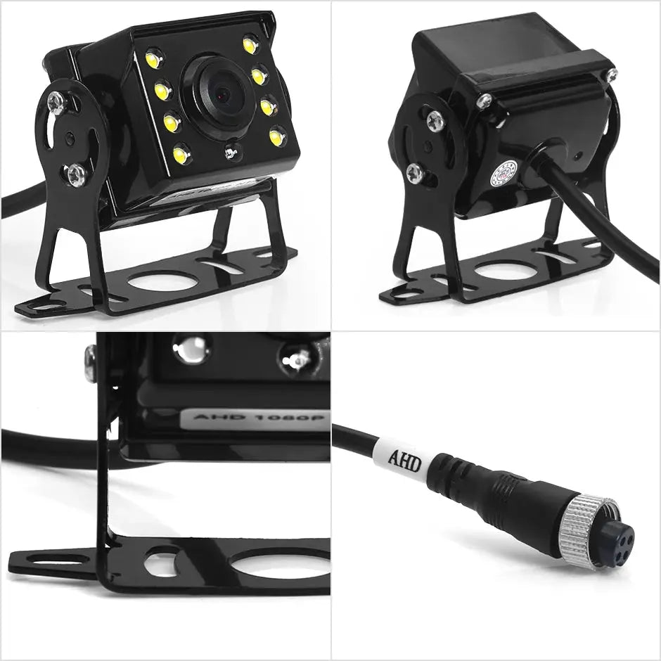 GreenYi HD AHD 1920*1080P Starlight Night Vision 8 LED Car Rear View Reverse Backup AHD Camera With 10M 15M 20M Video Cable by InterCyprus Trading Ltd
