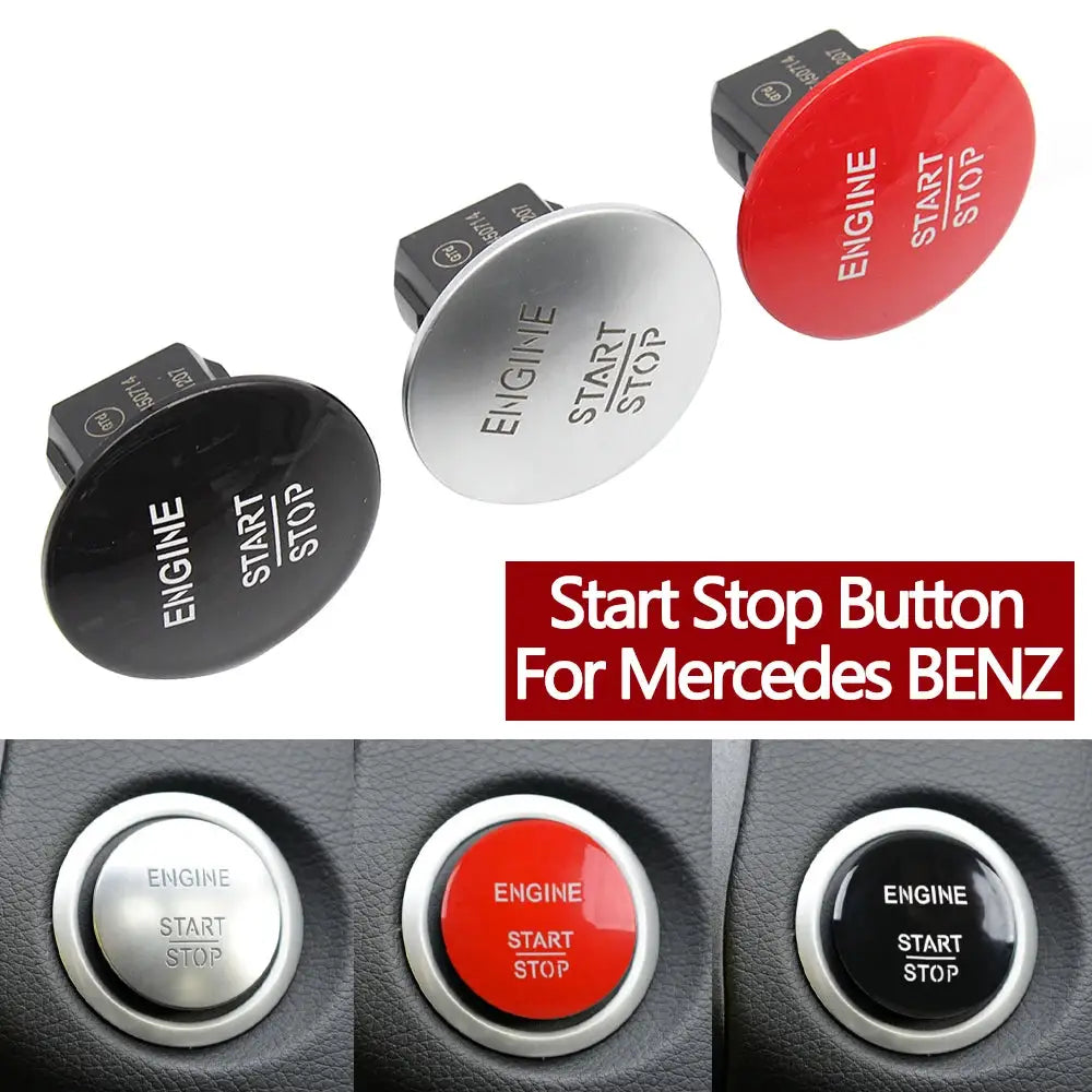 Engine Ignition One-Click Start Stop Button Keyless Push Switch For Mercedes BENZ W204 W164 W205 W212 W213 W221 2215450714 by InterCyprus Trading Ltd