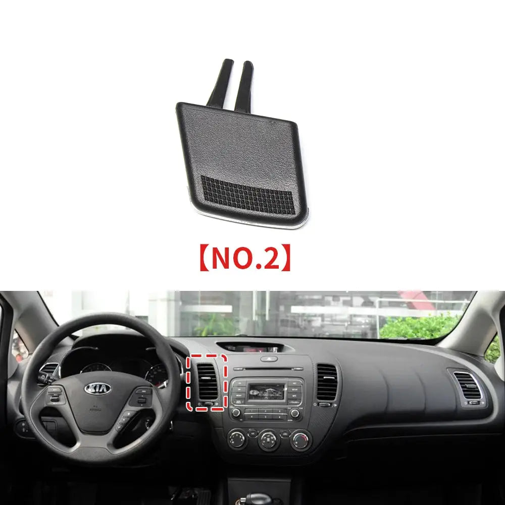 For Kia K3 2011-2018 Front A/C Air Vent Outlet Tab Clip Repair Kit ABS+PC Material Auto Car Accessory by InterCyprus Trading Ltd