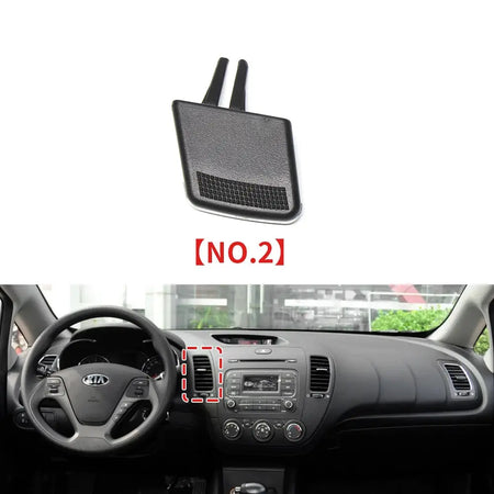 For Kia K3 2011-2018 Front A/C Air Vent Outlet Tab Clip Repair Kit ABS+PC Material Auto Car Accessory by InterCyprus Trading Ltd