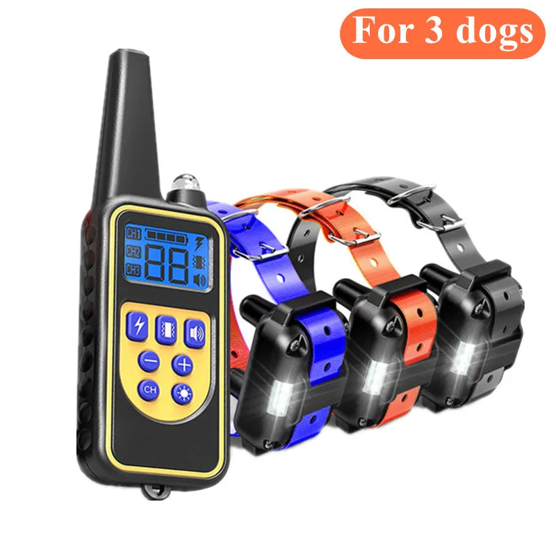 Electric Dog Training Collar &ndash; Waterproof and Rechargeable Anti Barking Device M / EU Plug