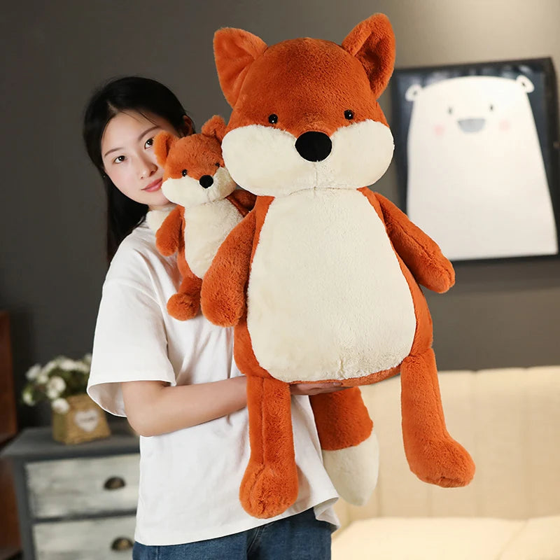 Kawaii Fox Plush Toy - Cute Stuffed Animal for Kids