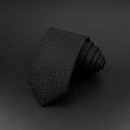 Stylish Jacquard Striped Paisley Necktie for Men 25