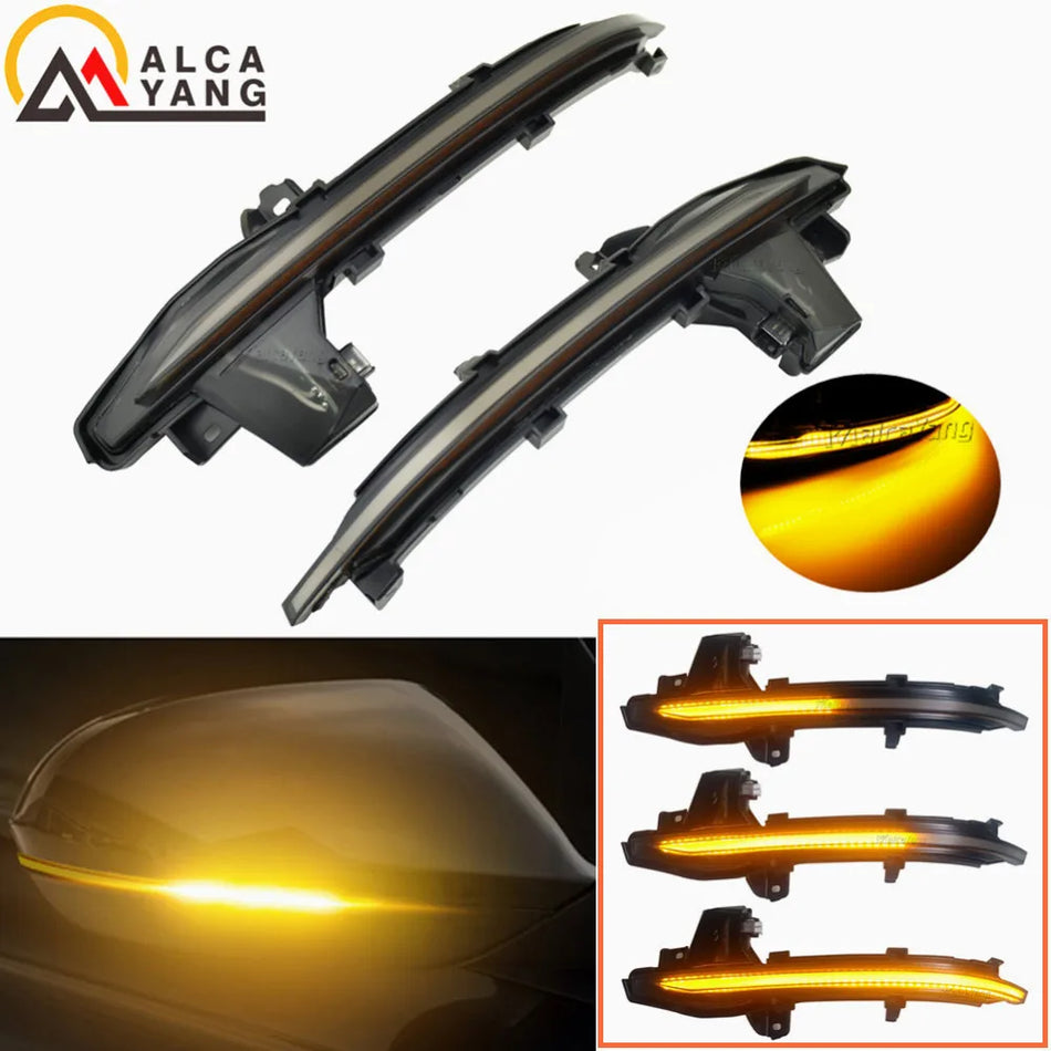 Indicateurs de rétroviseur latéral avec LED dynamique pour Audi A6 C8 A7 A8