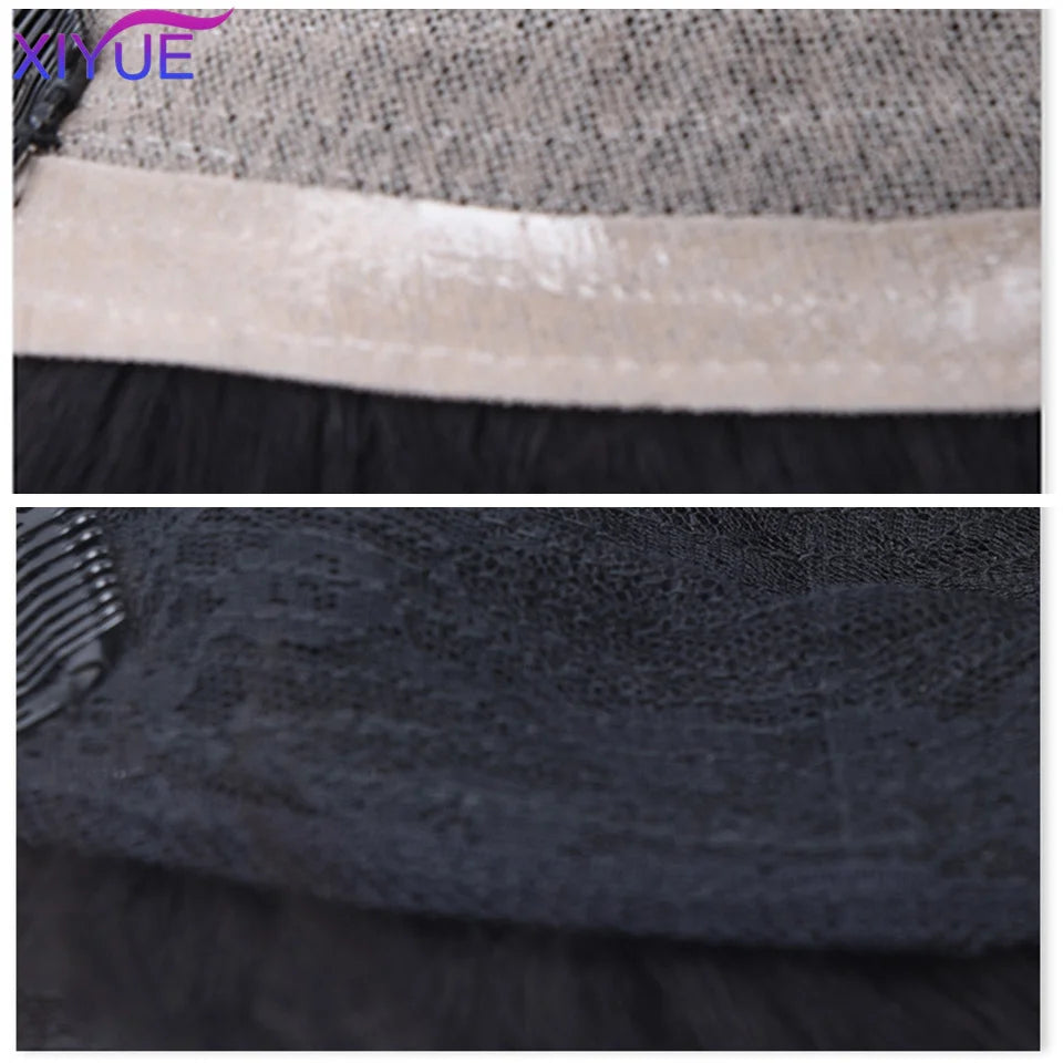 XIYUE Medium Length Straight Synthetic Men's Wig