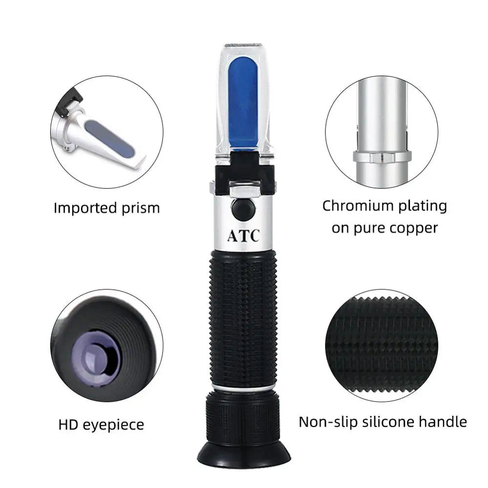 Honey Moisture Refractometer THE01533C &ndash; ATC Accuracy