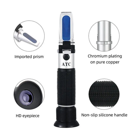 Honey Moisture Refractometer THE01533C &ndash; ATC Accuracy