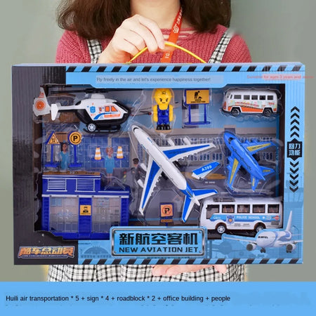 Cars Fire Trucks Model Set Engineering Toy Kit &ndash; Imaginative Aviation B