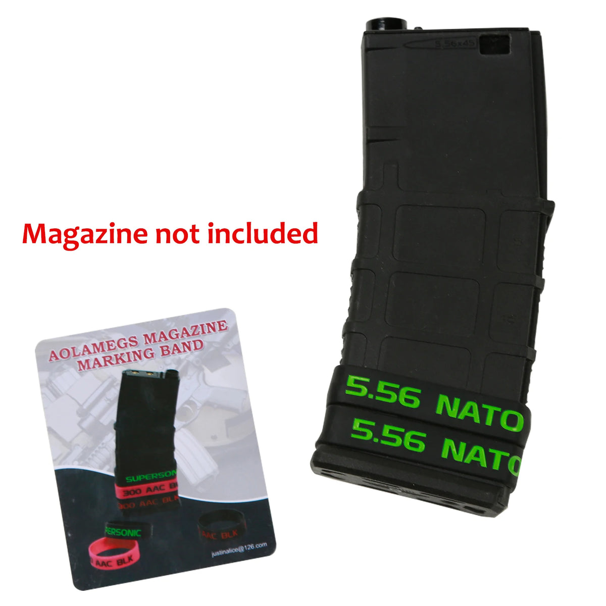 Magazine Marking Band Kit Six Pack &ndash; Multi Color Coding