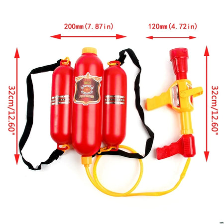Large Capacity Water Gun Fireman Backpack &ndash; Easy Pull Soaker