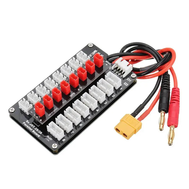 Rc 2-6S 2-8S T / XT60 / XT90 / XT30 /JST Lipo Battery Parallel Charging Board for Imax B6 B6AC B8 Quick Charge For Rc Models by InterCyprus Trading Ltd