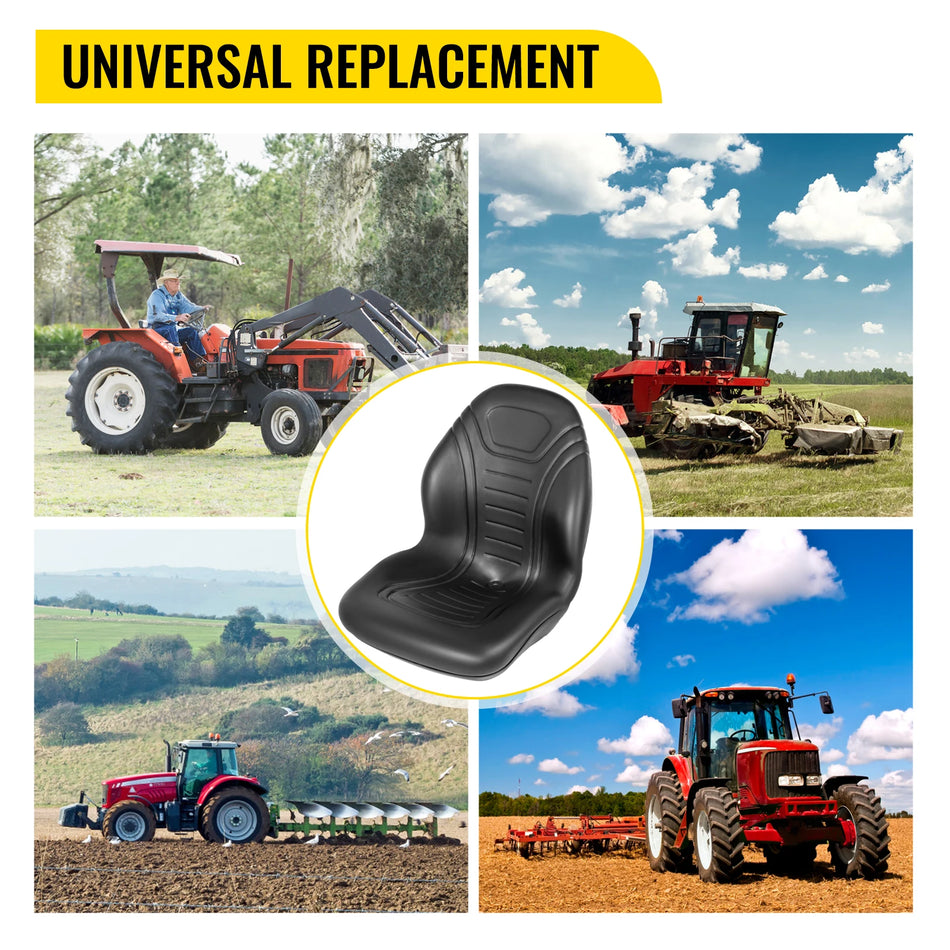 Pokrowiec na siedzenie wózka widłowego z wysokim oparciem z winylu