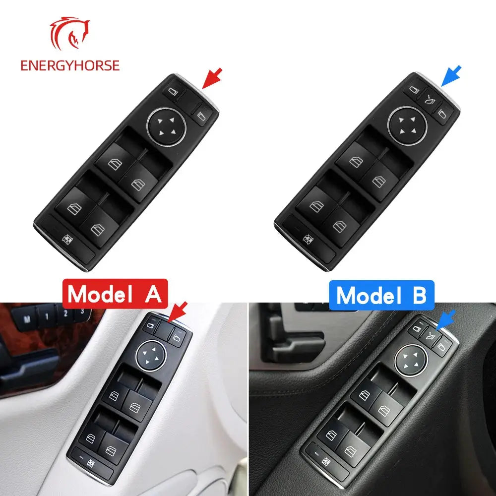 Power Window Switch For Tesla Model S X 2012-2020 Left Electric Door Window Lift Switch Control Button 1003589-00-B 1003749-00-B by InterCyprus Trading Ltd