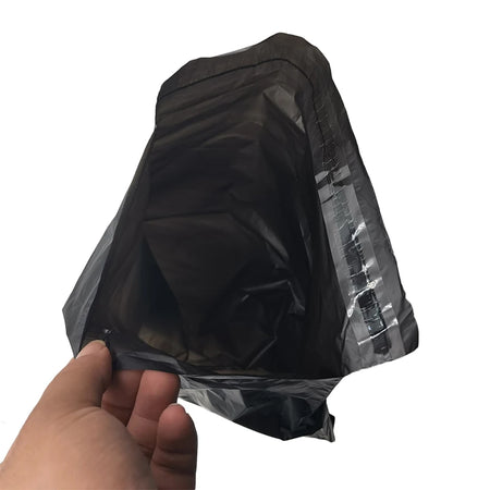 Black Self-Seal Waterproof Mailing Bags - Pack of 50