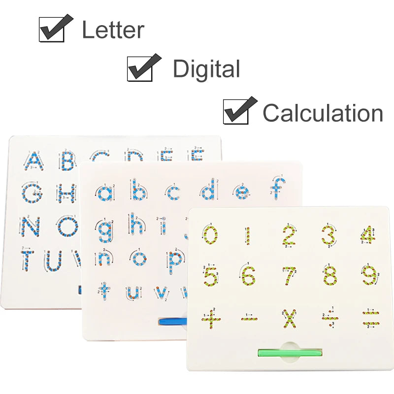 Kids Magnetic Writing Board Toy &ndash; Montessori Learning