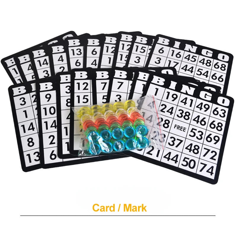 Stalen Bingo Kooi Spelset Met Nummerkaarten, Ballen En Masterbord Voor Feesten