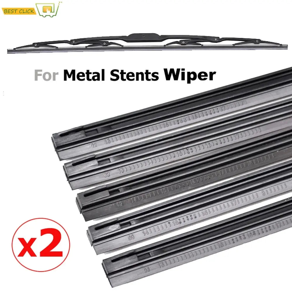 2pcs/lot Car Rubber Vehicle Insert Strips Wiper Blade Blades (Refill) 6mm/8mm 14'16'22'24'26' Car Accessories Soft Refills by InterCyprus Trading Ltd