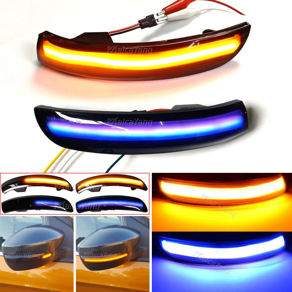 Feux de signalisation dynamique à LED pour rétroviseur latéral Ford Focus MK3 Kuga C-Max Ecosport Escape