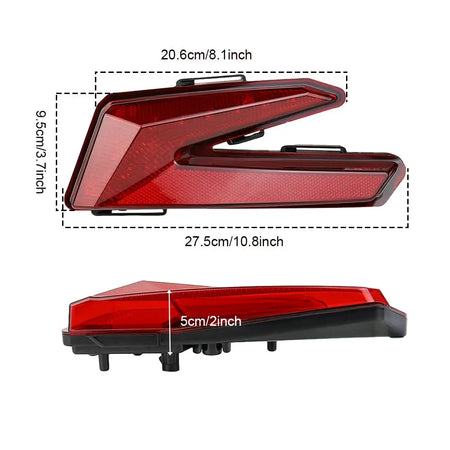 LED Tail Light for Can-Am Maverick X3 XDS XRS 2017 2018 ATV UTV Rear Taillight Brake Lamp by InterCyprus Trading Ltd