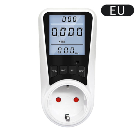 JUANJUAN Wattmeter &ndash; Backlit Display For Easy Reading EU Plug