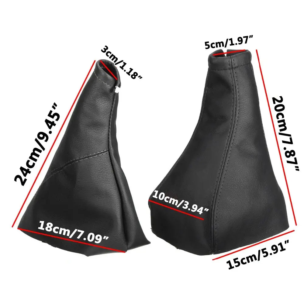 Leather Handbrake Gear Gaiter Shift Gaitor Cover For Opel/Vauxhall Corsa B /Astra F/Combo Accessories Auto Decoration by InterCyprus Trading Ltd