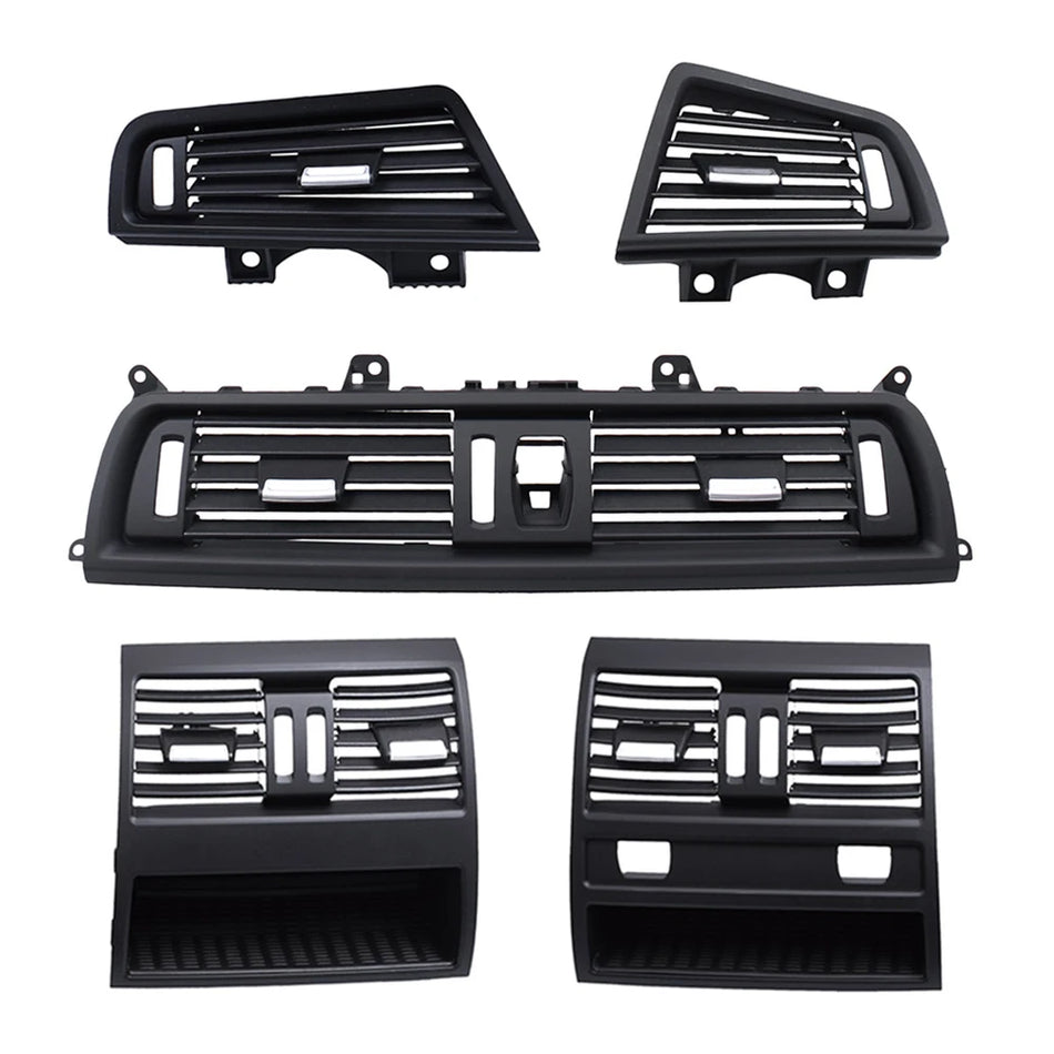 Vent Grille Panel Replacement for BMW F10 F11 F18 Black PC and ABS Durable Construction