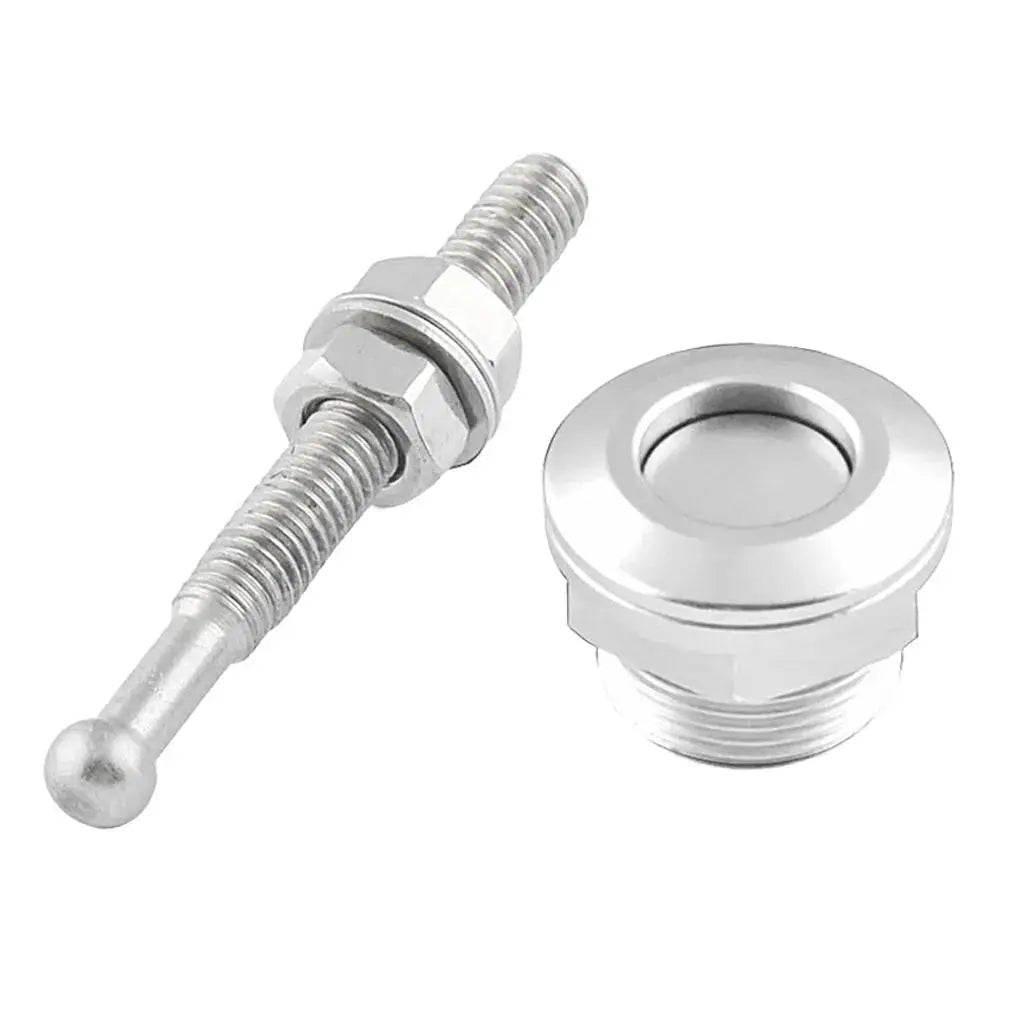 22mm 1Pc/4Pcs Universal Car Push Button Bonnet Hood Pins Kit Aluminum Quick Release Latch Bumper License Plate Lock Clip by InterCyprus Trading Ltd