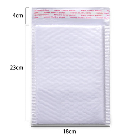 White Poly Bubble Mailers - Pack of 50 Envelopes 18x23