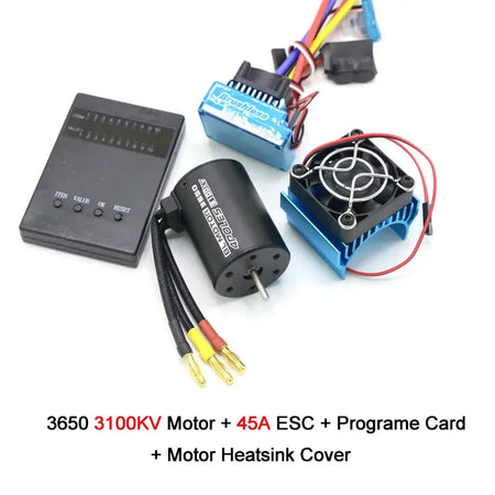 RC Motor 3650 3100KV / 3900KV / 4300KV / 5200KV Brushless Motor & 45A 60A 80A 120A ESC Combo Set for 1:10 RC Car RC Boat Part by InterCyprus Trading Ltd