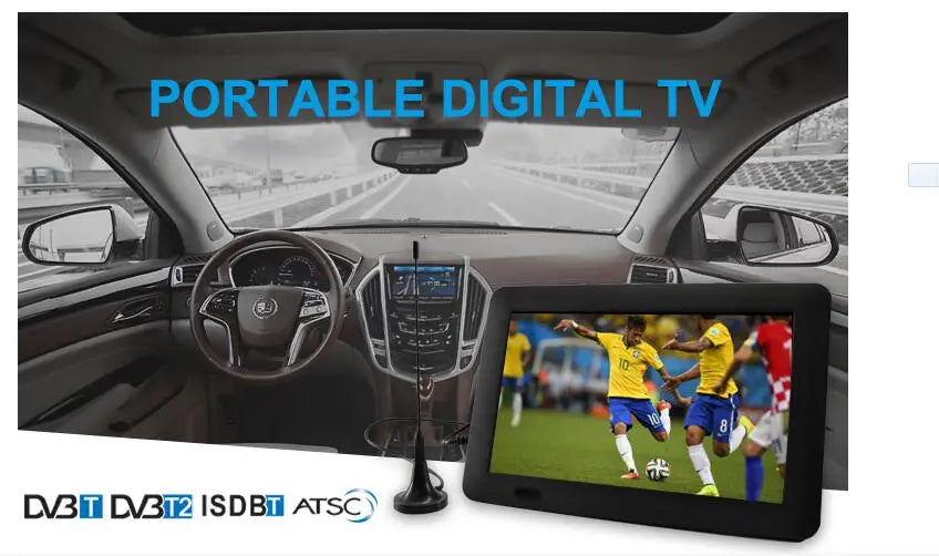 LEADSTAR D7 7-Inch Portable Mini TV with DVB-T2 &amp; Dolby AC3