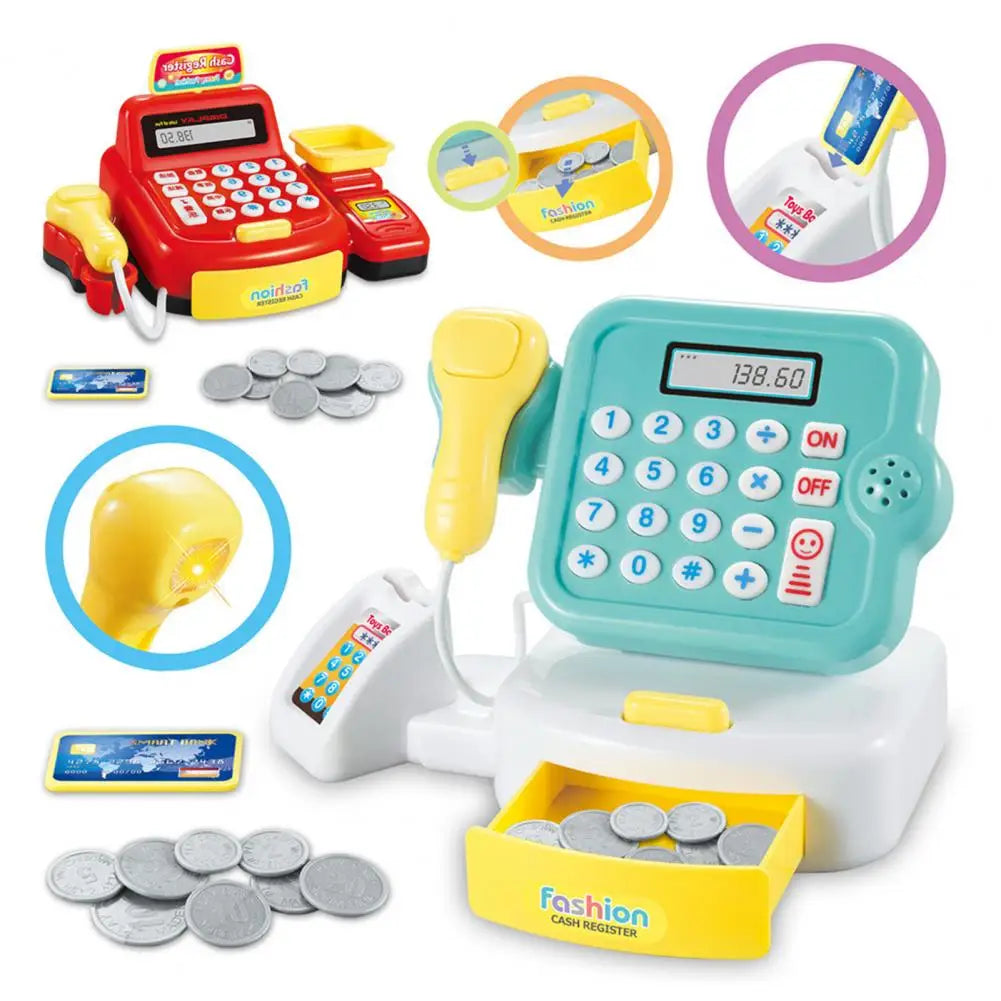 Cash Register Toy &ndash; Realistic Lighting and Sound Effects