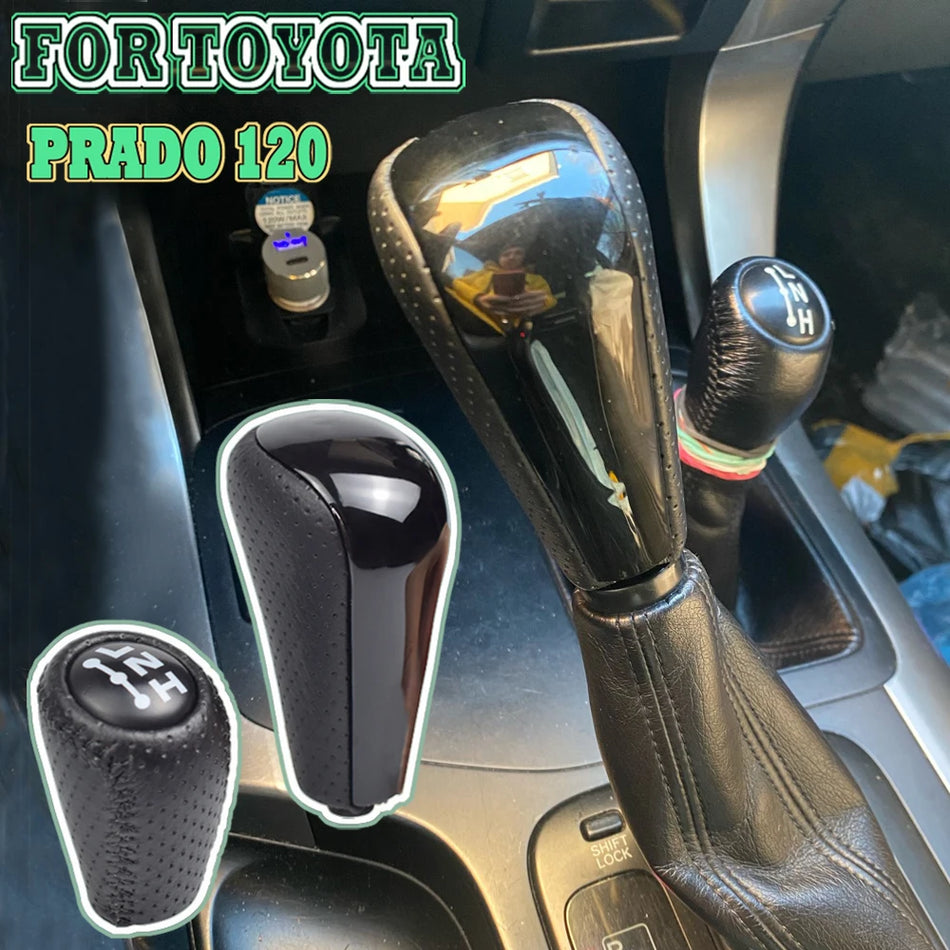 Převodová páka z broskvového dřeva s otvory pro Toyota Prado 120