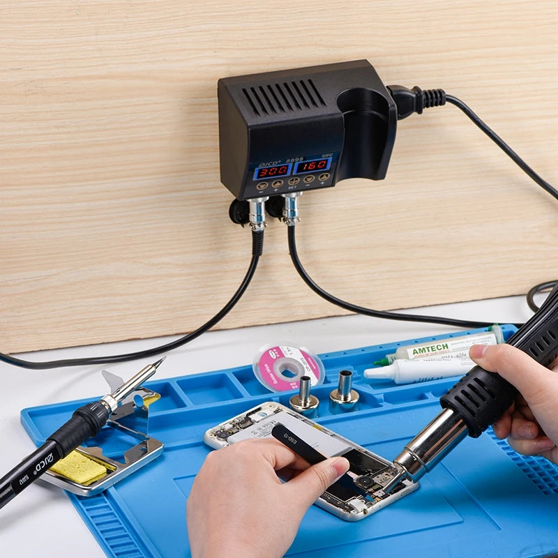 JCD 2 In 1 750W Soldering Station 8898 &ndash; LCD Display