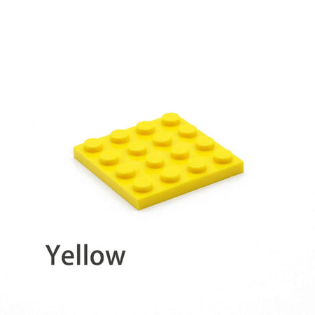 APAN SAPIOBricks 150pcs Thin 4x4 12 Colors - Educational Yellow 150PCS
