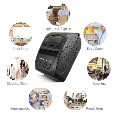 Portable Bluetooth Receipt Printer 58mm &ndash; Wireless Printing