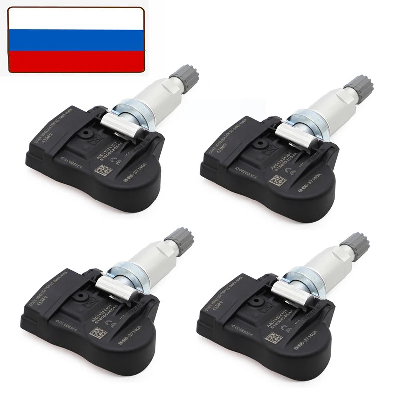 TPMS senzor 433MHz BHB637140A, 4-balenie pre Mazda 2/3/5/6, CX-5/6/7/9, MX-5, náhradné senzory na monitorovanie tlaku v pneumatikách