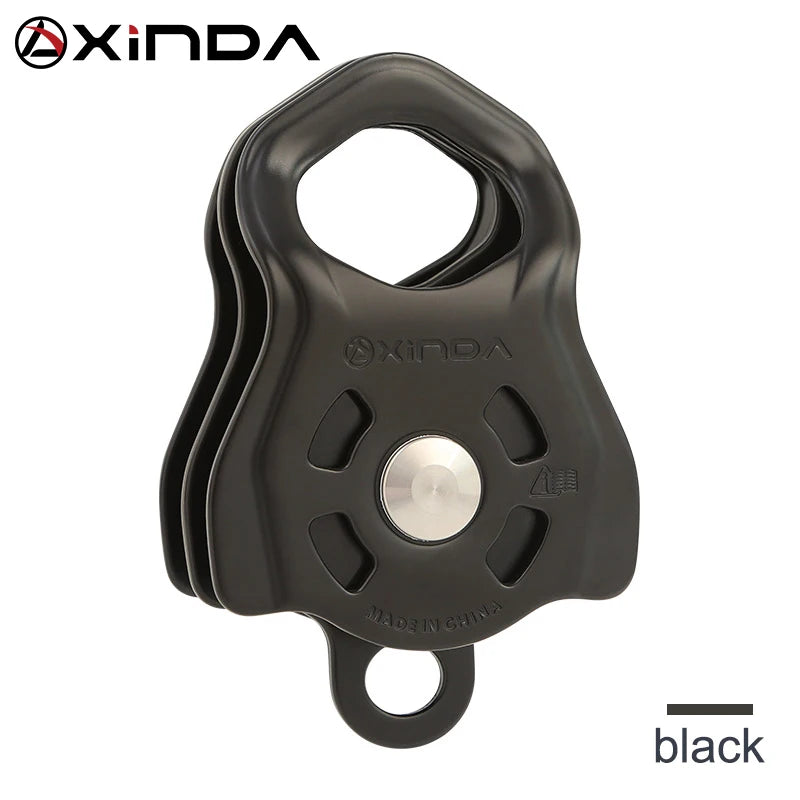 Double Pulley &ndash; Ball Bearing Smooth Operation For Climbing Black