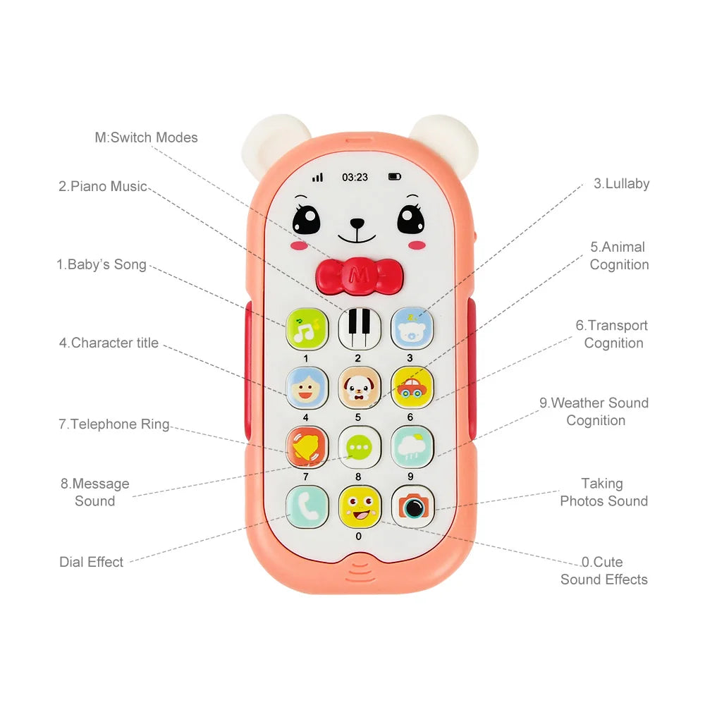Baby Musical Mobile Phone &ndash; Educational Sound and Light Features