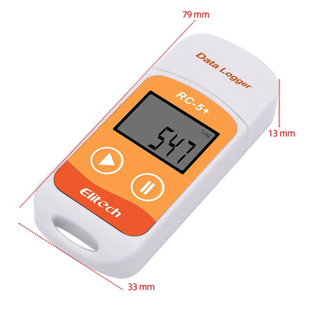 RC-5+ Temperature Data Logger &ndash; PDF Report USB Recorder
