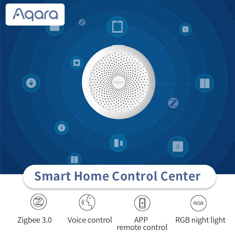 Aqara M1S Zigbee 3.0 Pametni Dom Hub Gateway S RGB Noćnom Lampom