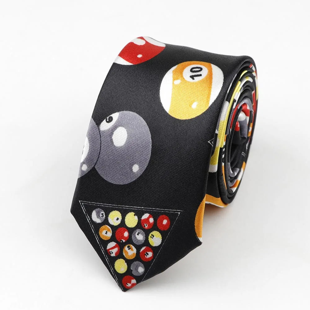 Colourful Musical Notes Skinny Tie for Men 36