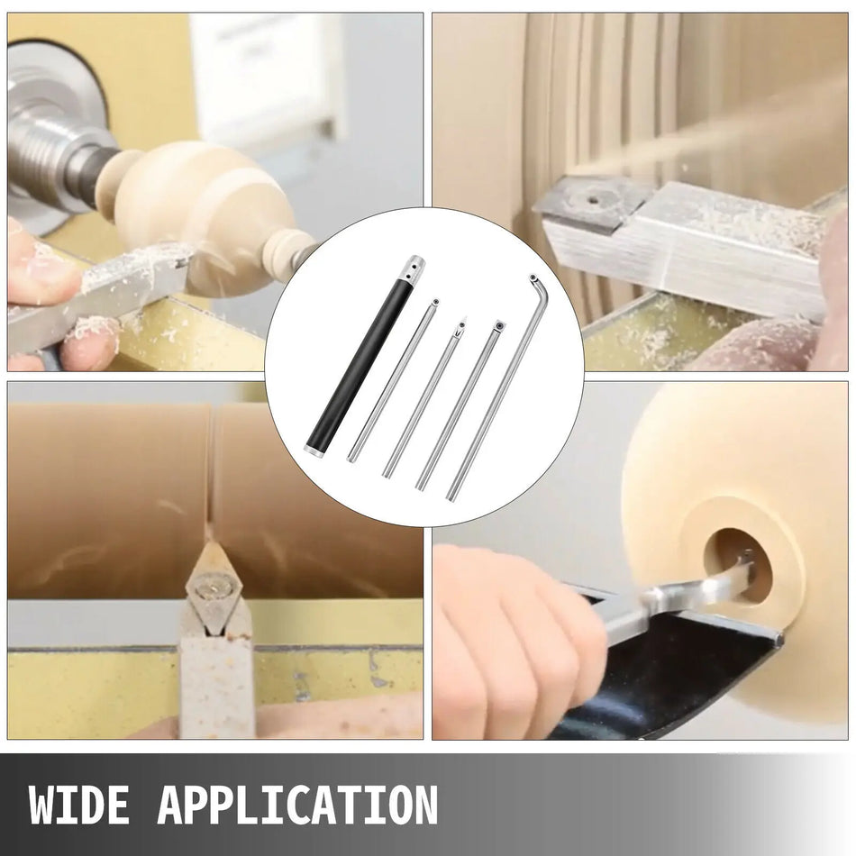 VEVOR Διαμαντένιοι Στρογγυλοί και Τετράγωνοι Κόφτες 4τμχ Εργαλεία Ξυλουργικής