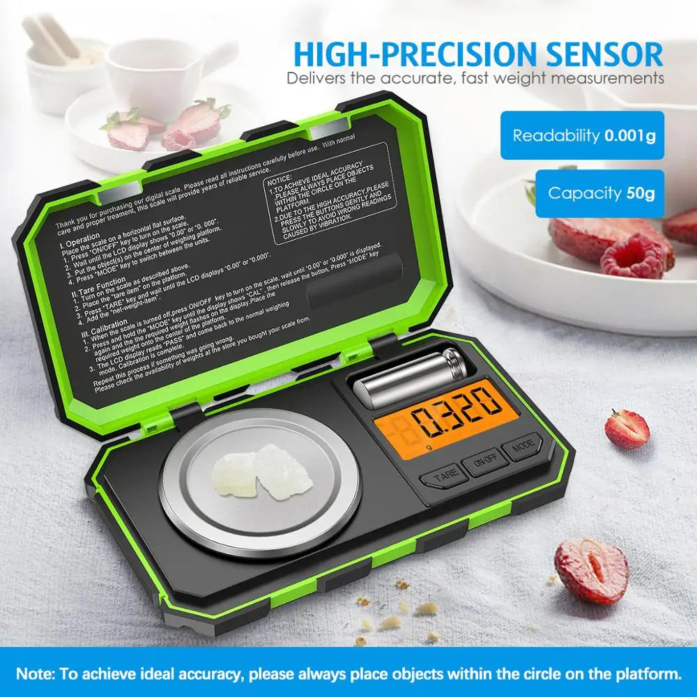 0.001g 50g Mini Digital Scale &ndash; High-Accuracy 0.01g Readings
