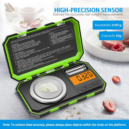 0.001g 50g Mini Digital Scale &ndash; High-Accuracy 0.01g Readings