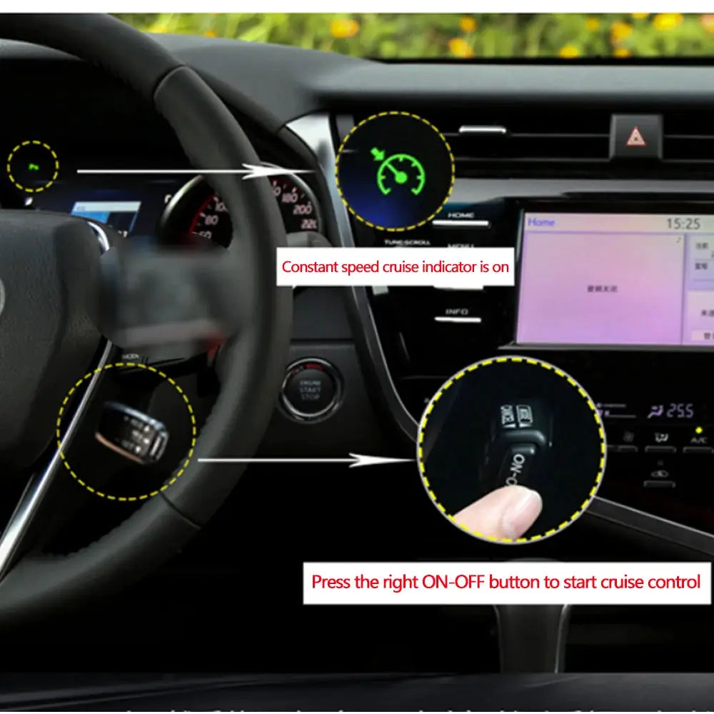 New Cruise Control Switch 84632-34011 For LEXUS CT200H 2014-2019 Steering Wheel Cover 45186-53030-C0 4518653030C0 by InterCyprus Trading Ltd