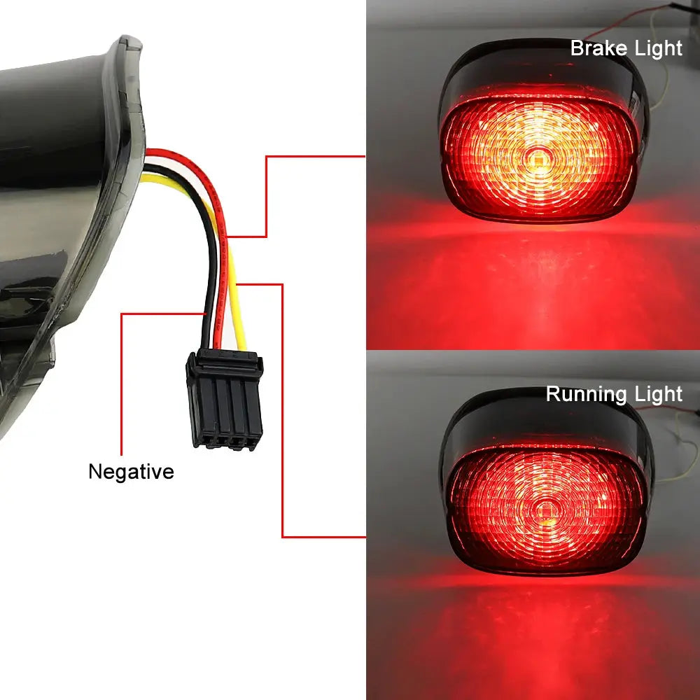 LED Rear Tail Light Motorcycle Taillights Brake Driving Light for 1999-Up Big Twin or Sportster models by InterCyprus Trading Ltd
