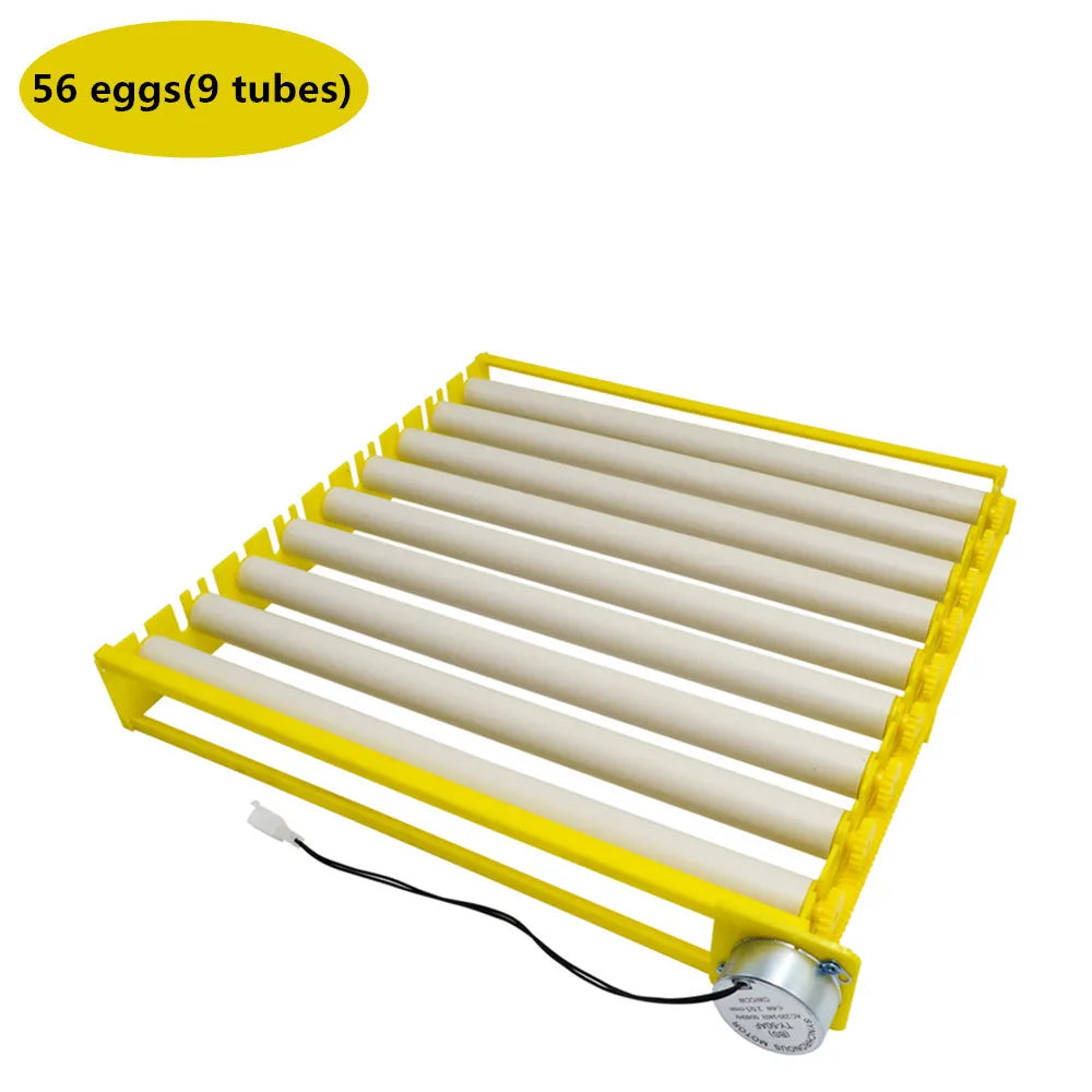 360 Degree Automatic Rotary Egg Turner &ndash; Easy Operation 56 eggs 9 tubes