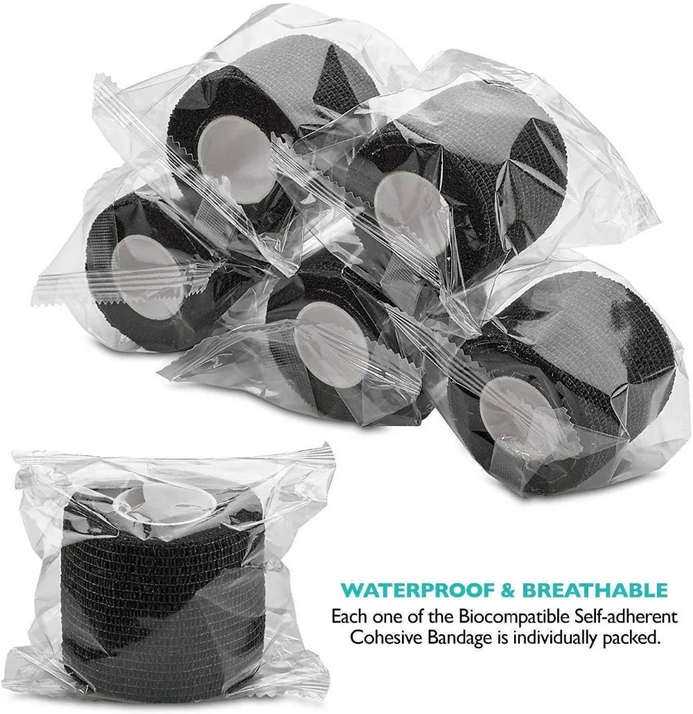 CTG-508B &ndash; Disposable Tattoo Grip Covers Tape Wrap Elastic